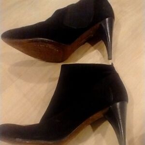 Sexy high heeled leather suede boots from Italy